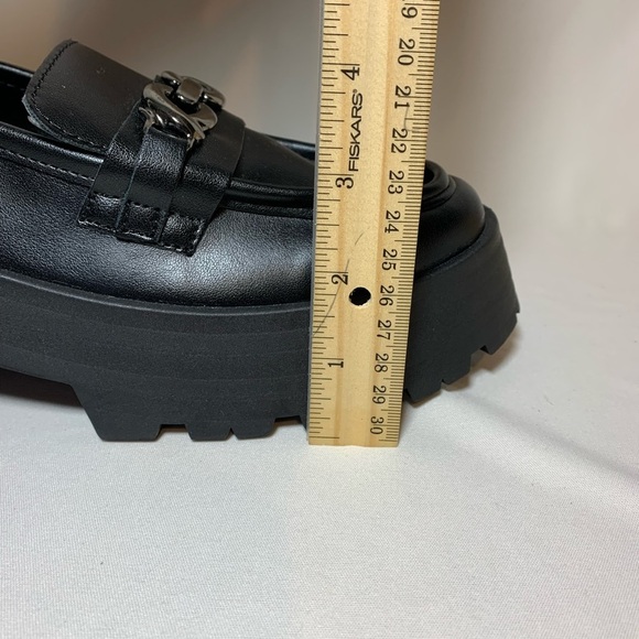 ASOS Design chunky heel shoes sz 7 black - Picture 12 of 13